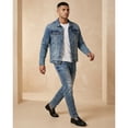 thumbnail image 3 of Men`s Retro Vintage Washed Ripped Denim Set, 3 of 6