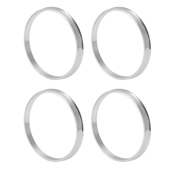 Unique Bargains Car Wheel Hub Centric Rings OD 93.1mm to ID 87.1mm Wheels Center Shaft Shock Absorbing Hubrings Aluminum Alloy Silver Tone Durable