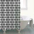 thumbnail image 4 of Black Bigfoot Pattern Shower Curtain 72"x84" ,Bathroom Decorative Shower Curtains Set with 12 Hooks,Modern Waterproof Washable Shower Curtain, 4 of 6