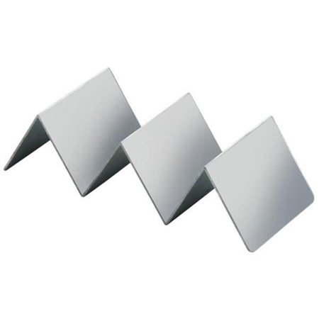 

Cal Mil 3479-55 Stainless Taco Holder - Silver