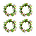 thumbnail image 1 of Injueey 4 Uds bayas anillos de de Pascua guirnalda sala de estar Festival centro de granja decoración colgante fiesta comedor Kits de decoración para fiestas, 1 of 6