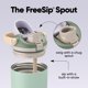 thumbnail image 2 of Thermos Owala FreeSip Sway 1,2 L de acero inoxidable, color verde, 2 of 7