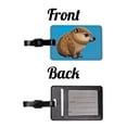 thumbnail image 4 of Hyrax Dassie Africa Animal Faux Leather Travel Luggage Tag, 4 of 7