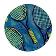 thumbnail image 4 of BCIIG Tennis Equipment Round Table Cover Stain Resistant & Washable for Indoor & Outdoor Use - Perfect for Kitchen, Dining, Wedding, Parties - 100% Polyester Fiber Great for Home Kitchen/Parties, 4 of 8