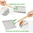 thumbnail image 6 of Stainless Hotdog Roller Grill with Wood Handle for Evenly Cooked Hot Dogs, 5 Hot Dog Capacity, Suitable for Various Restaurants, Snack Bars, Canteens, Workshops, Markets, Home, 6 of 7
