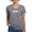 Gray, variant on - Vote Red Women's V Neck Dark T Shirt - Women's V-Neck Dark T-Shirt