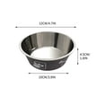 thumbnail image 2 of Bfogop Loving Pets Dog Bowls- Stainless Steel Dog & Cat Bowls Spill Proof Dog Food Bowl, Essentials & Pet Supplies Great for Home & Travel Stainless Steel Dog Bowl 4x1.8 Inch, 2 of 4