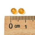 thumbnail image 4 of 4mm Hole: 1mm Crystal Beads Czech Crystal 451 19 602 Round 10070 200 Topaz AB, 4 of 4