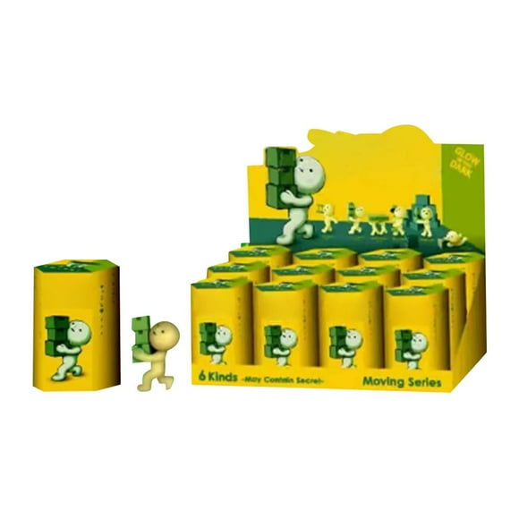 Dreams Smiski Glow in The Dark Figure, Moving Phosphorescent Series, Random Style, 12 Blind Box