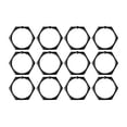 thumbnail image 5 of Utopia Alley Shower Hooks - Shower Curtain Rings for Bathroom - Rust Proof Shower Curtain Hooks for Shower Curtain or Liner - Set of 12, Matte Black, 5 of 10