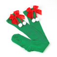thumbnail image 4 of 4 Pairs Little Women's Knee High Socks With Bow Style, 4 of 5