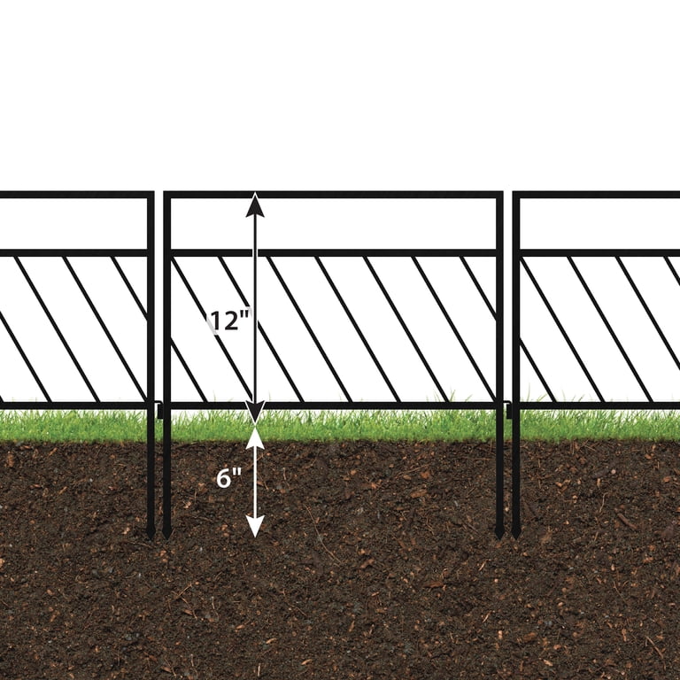 Expert Gardener Garden Border Edging, Steel Diagonal Design photo 4