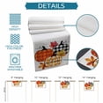 thumbnail image 7 of Table Runners 70 Inches Long Dress Scarves, Orange Pumpkins Farmhouse Coffee/Dining/Kitchen Table Decor, Holiday Table Runner, Farmhouse Plaid Summer Botanical Leaves 13x70 Inch, 7 of 7