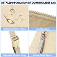 thumbnail image 2 of Bloomr Bag - Small Crescent Puffer Purse Shoulder Bag for Women, Nylon Quilted with Adjustable Shoulder Strap, Puffy Bag, 2 of 14