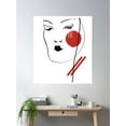 thumbnail image 2 of Rouge Vogue Poster Wall Art, Modern Wall Decor For Living Room Bedroom, 8x12 UNFRAMED, 2 of 3