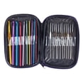 thumbnail image 4 of Maoww 22 Pcs/set Color Random Crochet Hook Set with Zipper Storage Bag Stainless Steel Aluminum Alloy Crochet Needle Kit, 4 of 7