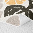 thumbnail image 5 of Homewish Gray Brown Boho Twin Quilt Set,Vintage Daisy Floral Twin Coverlet Set,2 Pieces, 5 of 7