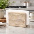 thumbnail image 2 of Premium Marble Napkin Holder, Heavy Handcrafted Natural Stone for Kitchen, Dining & Coffee Station, by Creative Home, 2 of 7