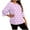 Purple#6, variant on Xuniizn Womens Plus Size Tops Casual Crewneck Gradient Print 3/4 Sleeve Blouses Soft Cozy Loose Trendy Versatile Summer T Shirts, L-5XL