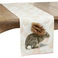 thumbnail image 1 of SARO 9055.P1372B Chemin de Table Oblong 13 x 72 Po avec Grand Design Bunny, 1 of 1