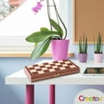 thumbnail image 7 of Chess Board Set, Deluxe Folding Tournament Game Board with Storage Bags and Genuine Intricately Carved Stained Wood Pieces, Great for Travel By Creatov®, 7 of 7