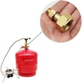 thumbnail image 2 of Gas Furnace Connector Haute Résistance Taille Compacte Étanche Résistant à la Corrosion Gas Furnace Conversion Head Metal Connector Device Camping Fournitures, 2 of 7
