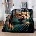 thumbnail image 4 of Couverture Ragdoll Chat Persan Calico Chat Garfield Couverture Douce pour Maison Chambre Lit Canapé Couverture Enfants, 4 of 7