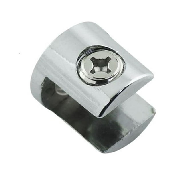 Kenally Abrazadera de vidrio de aleación de Zinc reutilizable Circular anticorrosivo electrochapado tablón pulido soporte accesorios Hardware Artesanía 8 a 10 mm