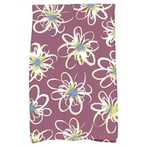 Simply Daisy 18" x 30" Penelope Floral Geometric Print Hand Towel