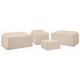 thumbnail image 1 of Juego de fundas para muebles Crosley, 4 piezas, impermeables, color canela, 1 of 7