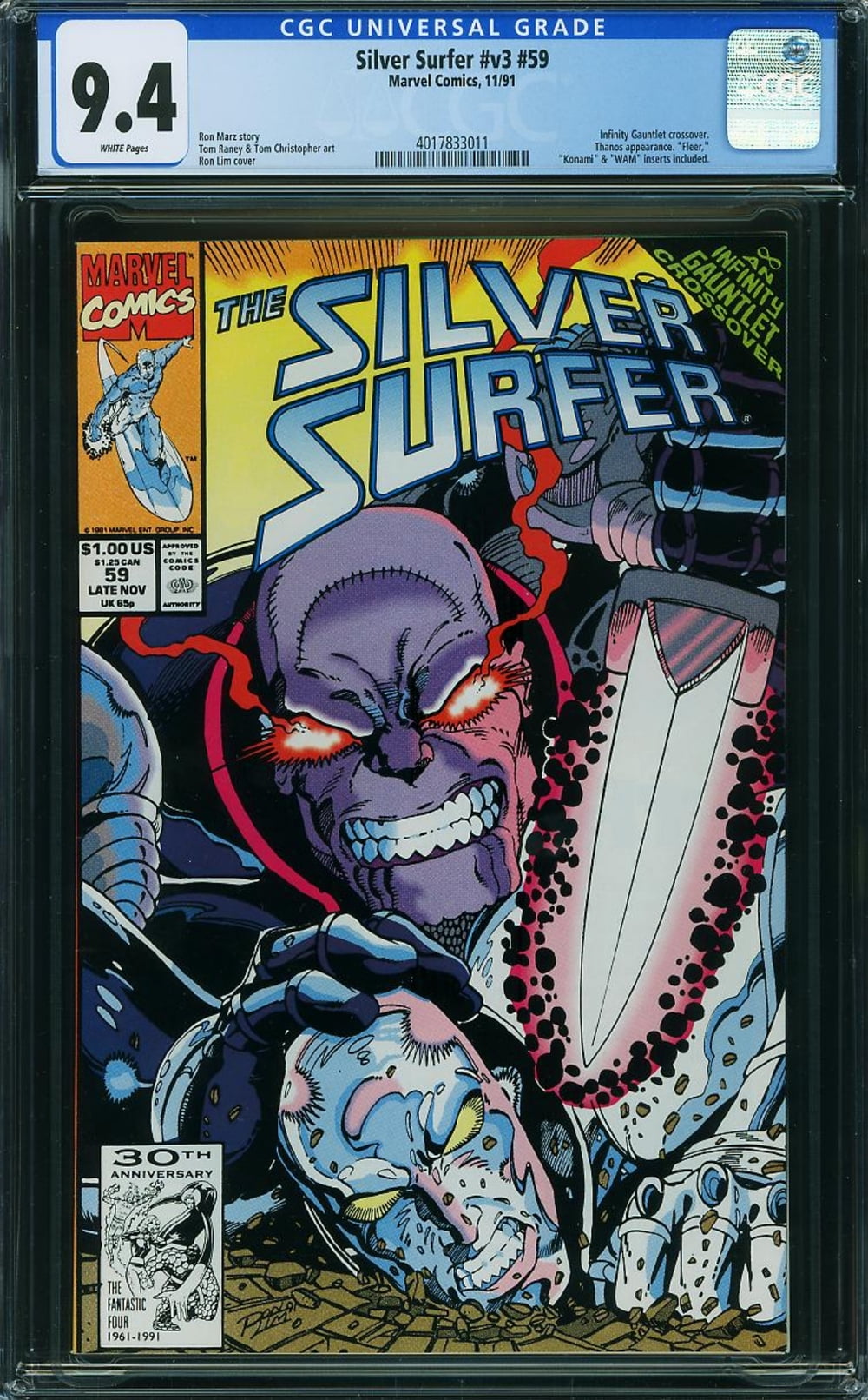 Cover of Silver Surfer #59