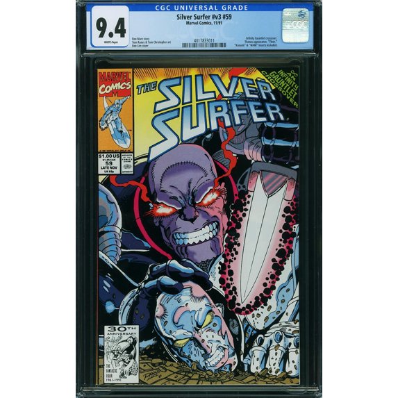 Silver Surfer #59 - CGC 9.4 Comic Book