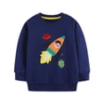 thumbnail image 2 of Qingpeng Toddler Boys Girls Sweatshirts Cotton Crewneck Cartoon Print Shirt Long Sleeve Pullover Tops Tees 2-7T, 2 of 6