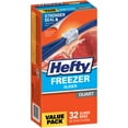 thumbnail image 2 of Hefty Slider Zipper Freezer Storage Bags, Quart, 32 Ct, 2 of 8