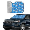 thumbnail image 2 of Yiaed Gnomes in USA Print Car Windshield Sunshade Front Auto Car Front Window Sun Shade Foldable Sun Visor Shield Cover Auto Accessories for Sedan SUV Truck-Small, 2 of 5
