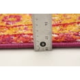 thumbnail image 5 of eCarpetGallery Vintage Area Rug for Living Room, 6'7" x 9'9", Dark Pink, Gold, Rainbow, 5 of 9