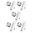 thumbnail image 2 of Unatoiry Metal Bookmark Gift For Book Lovers Easy-to And Convenient Tassel Pendant Retro Book Clip Markers Stainless Steel 5Set, 2 of 6