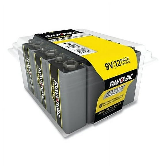 Ultra Pro Alkaline Reclosable Batteries, 9 V | Bundle of 5 Packs