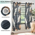 thumbnail image 5 of White Cranes Blackout Curtains 63 inch Length 2 Panels Window Decoration Curtains for Bedroom Living Room, 5 of 6