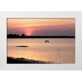 thumbnail image 3 of Alan Hausenflock 14x11 White Modern Wood Framed Wall Art Titled - Sunset in the Marsh, 3 of 5