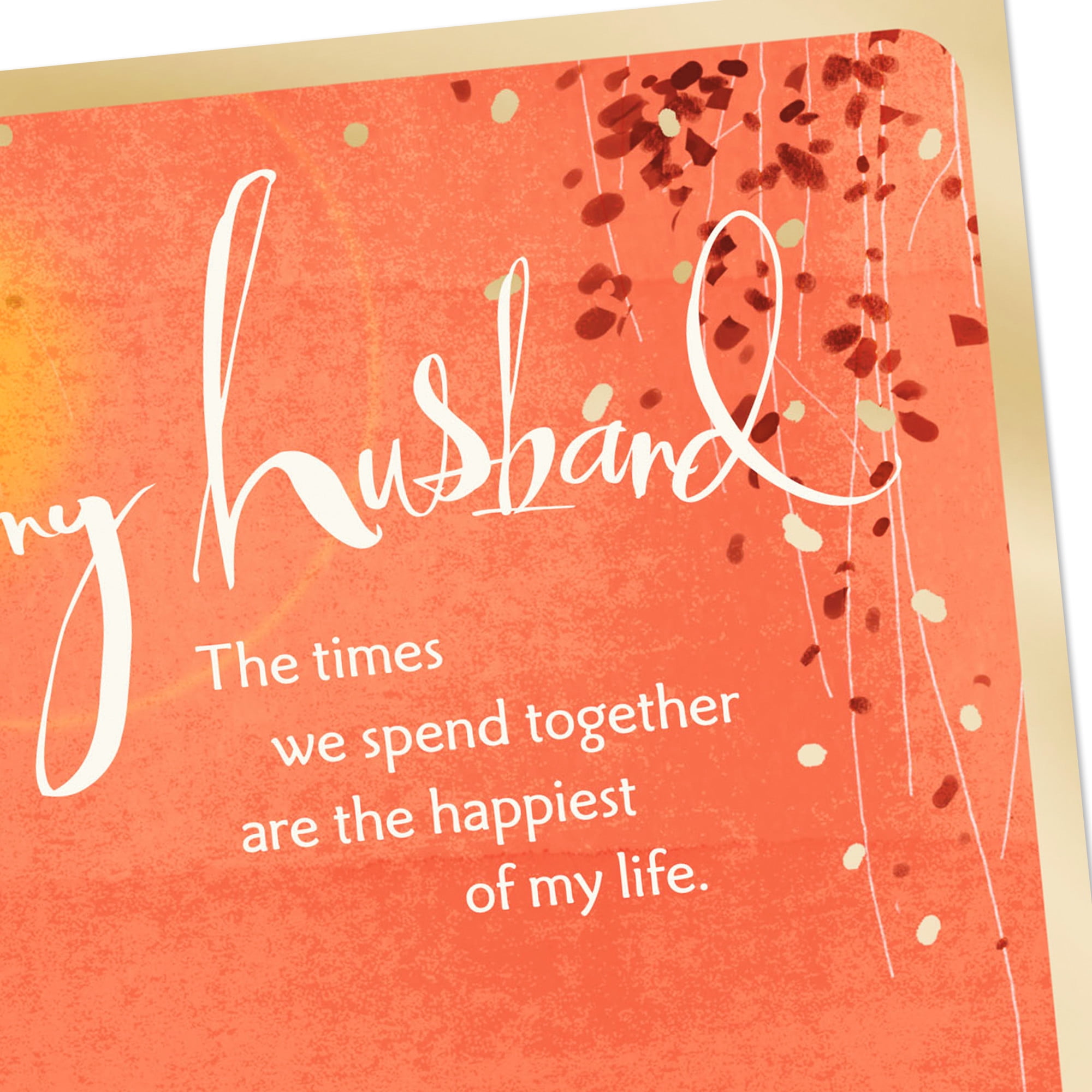 Hallmark Romantic Birthday Card for Husband (I Celebrate You)