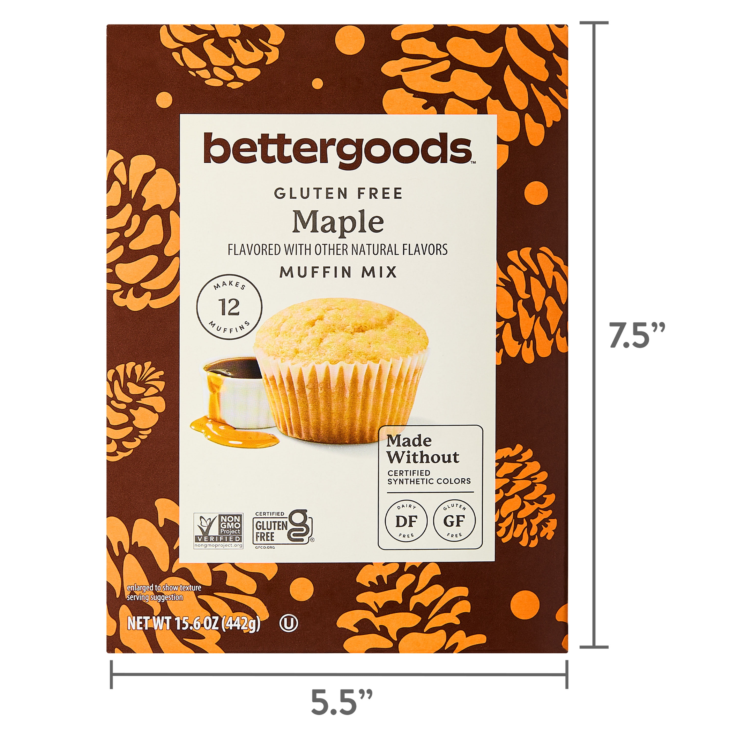 bettergoods Gluten Free Maple Muffin Mix, 15.6 oz