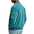 thumbnail image 7 of Gamivast Men's Corduroy Jackets Button Down Long Sleeve Shacket Tops Vintage Bomber Coat with Pocket Casual Fall Winter Outerwear Everyday Wear, 7 of 7