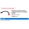 thumbnail image 2 of Canister Vent Solenoid Connector - Compatible with 2010 - 2014 Cadillac Escalade 2011 2012 2013, 2 of 2