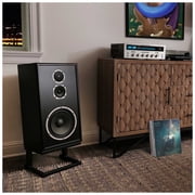 KLH Model Five Vintage-Styled Stand-Mount Speaker - Matte Black, Sold Individually