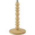 thumbnail image 4 of Livabliss Padauk Modern Accent Table Lamp, 23-inch, Beige with White Shade, 4 of 6