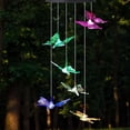 thumbnail image 2 of Solar Wind Chimes , Color-Changing Solar Waterproof Solar Powered LED Hanging Lamp for Outdoor Decor, 2 of 5