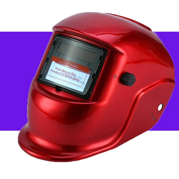 Máscara de soldadura del casco de soldadura de atenuación automática, engranaje de protección de vista grande, máscara de soldador portátil de carga