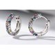 thumbnail image 2 of Pendientes de aro pequeño para las mujeres de moda chapado en oro de circonio cúbico de peso ligero cartílago Huggie Pendientes de aro de oro de joyería para las mujeres, 2 of 7