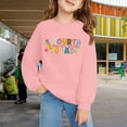 thumbnail image 5 of Mercatoo Sweatshirts for Girls Boys First Day of School Fourth Grade Graphic Pullover Tops Tween Trendy Long Sleeve Shirt, 5 of 6